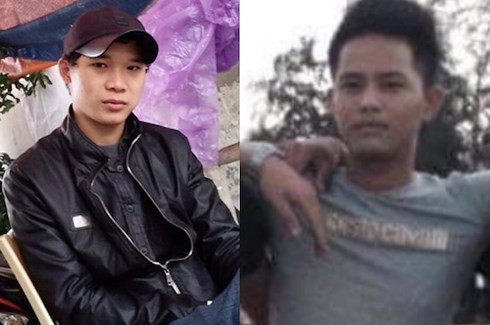 Hai nghi can trong vụ án.  Hai nghi can trong vụ án.