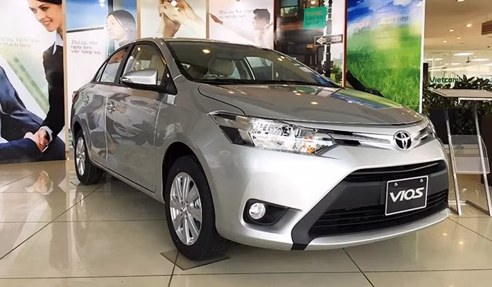 Toyota Vios giảm thêm 58 triệu trong tháng 12.