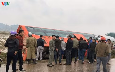  Hiện trường vụ tai nạn. (Ảnh: Nhật Minh)