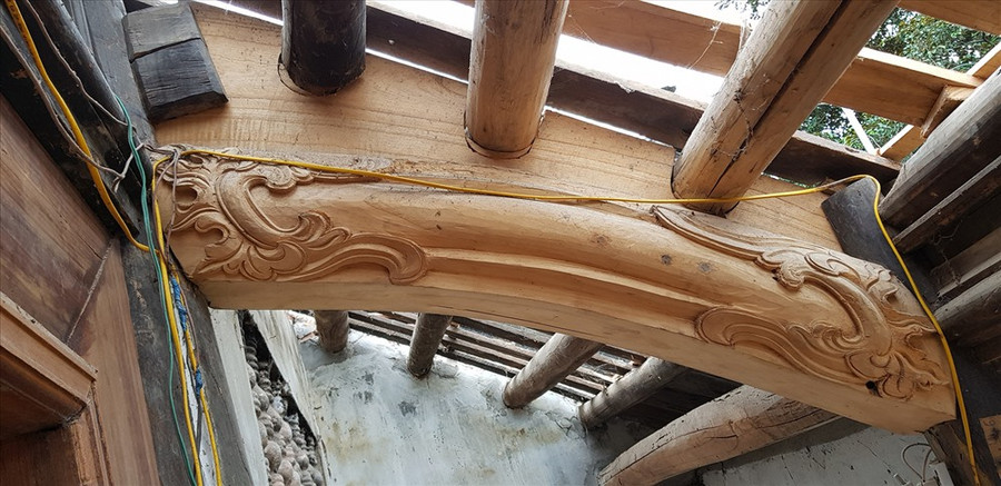 Dấu tích của vụ “trùng tu trộm” đối với di sản thuộc chủ quyền của gia đình bà Thảo.