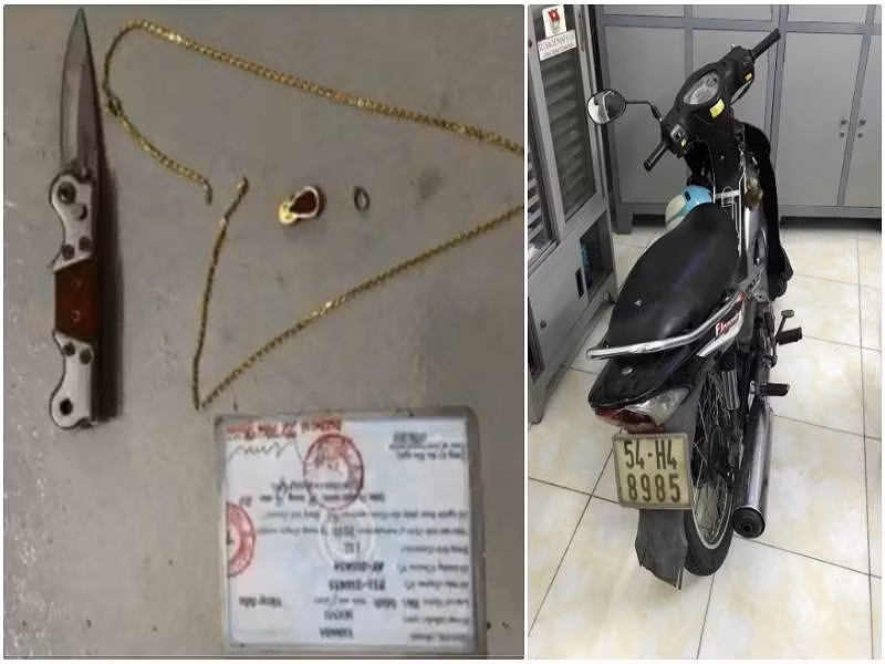 Phương tiện và tang vật thu giữ