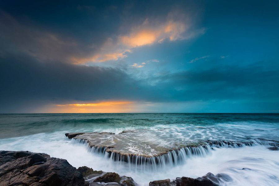 Thác biển (Rising), Hang Rái, Ninh Thuận. Ảnh: Andre Luu