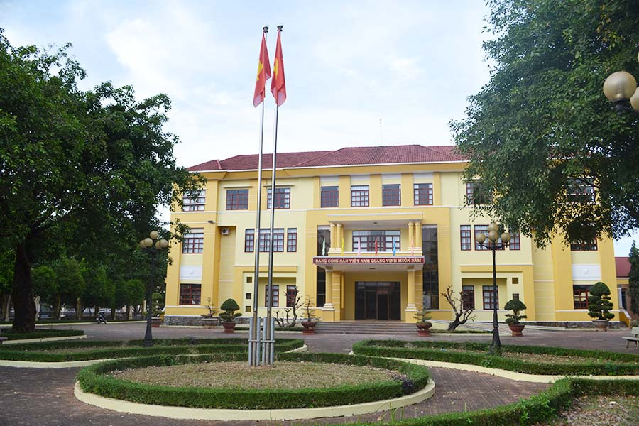  Trụ sở Huyện ủy Ia Grai. Ảnh: Hoàng Minh