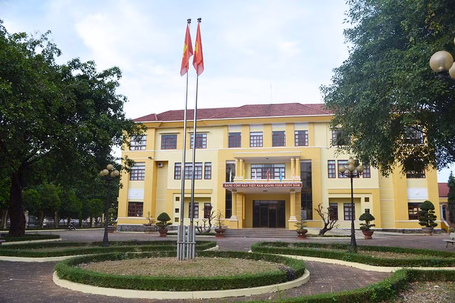  Trụ sở Huyện ủy Ia Grai. Ảnh: Hoàng Minh