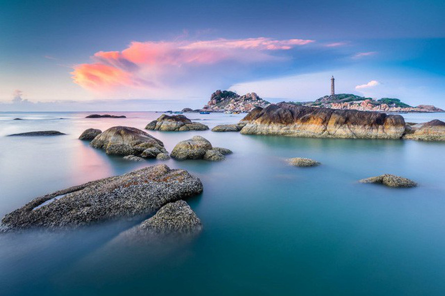 Mây hồng sau mưa (Glowing After The Rain), Kê Gà, Bình Thuận. Ảnh: Andre Luu