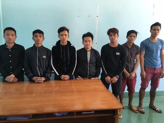 7 nghi can tại cơ quan công an.