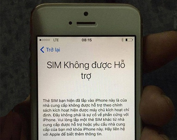 iPhone lock lại một lần nữa 