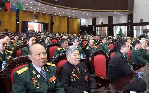 Đại biểu đại diện cho hàng vạn quân tình nguyện, chuyên gia quân sự Việt Nam tại Lào tham dự cuộc gặp mặt