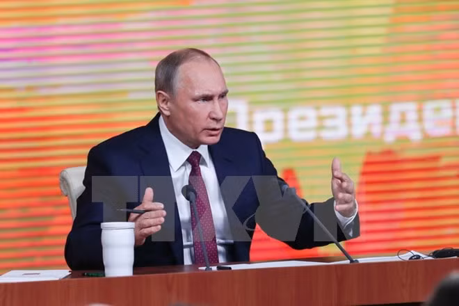 Tổng thống Nga Vladimir Putin.