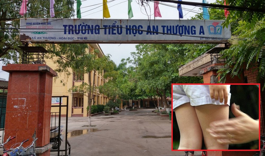 Trường Tiểu học An Thượng A, nơi nhiều cháu học sinh đang học tập bị người thầy đồi bại xâm hại Trường Tiểu học An Thượng A, nơi nhiều cháu học sinh đang học tập bị người thầy đồi bại xâm hại