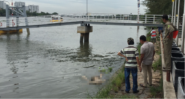 Vị trí phát hiện thi thể. Vị trí phát hiện thi thể.