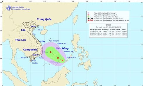 (Ảnh: Tổng cục khí tượng thủy văn) (Ảnh: Tổng cục khí tượng thủy văn)