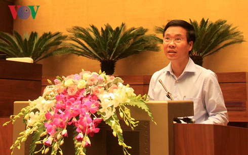 Trưởng Ban Tuyên giáo Trung ương Võ Văn Thưởng phát biểu kết luận Hội nghị (Ảnh: Thu Hằng)