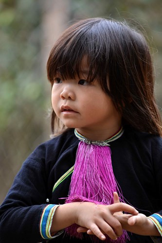  Những ánh mắt hồn nhiên trông ngóng sự quan tâm của cộng đồng.