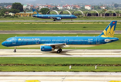 Theo số liệu tính toán, số lần tàu bay lên xuống tại đường cất hạ cánh 1B sân bay Nội Bài đã vượt quá xa so với thiết kế. Ảnh: VNA