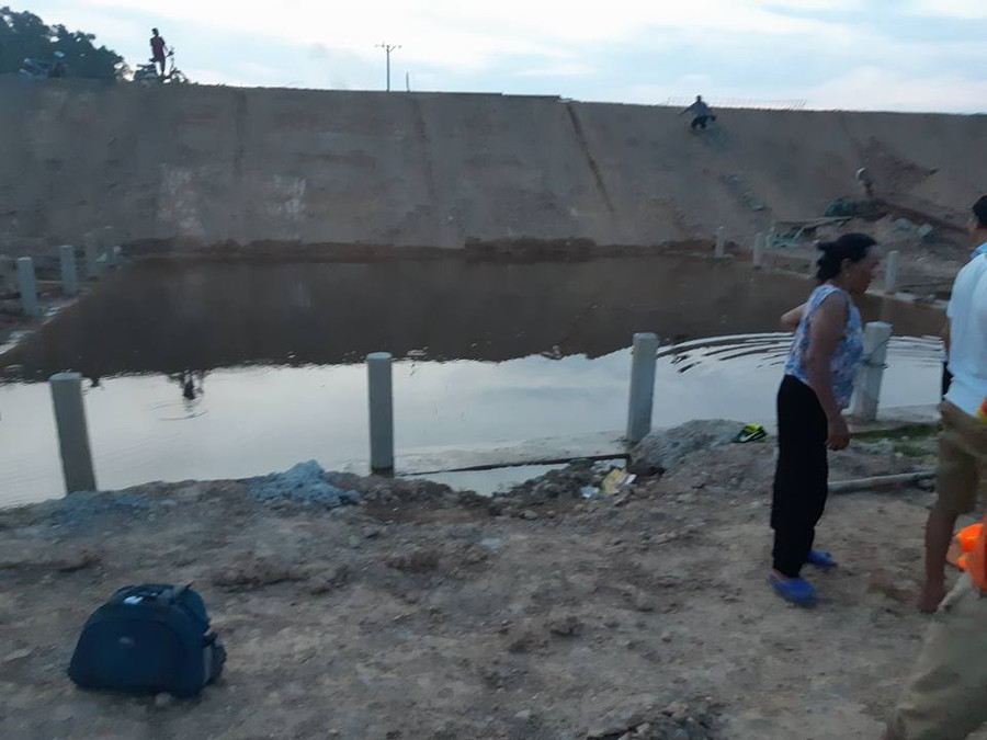 Hiện trường xảy ra vụ việc. Hiện trường xảy ra vụ việc.