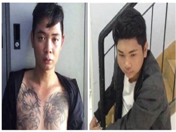 Hai đối tượng cướp giật điện thoại của người phụ nữ đi đường và bị hình sự phát hiện truy đuổi.