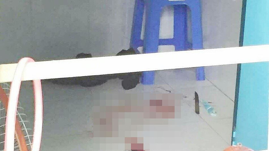Hiện trường vụ án mạng.