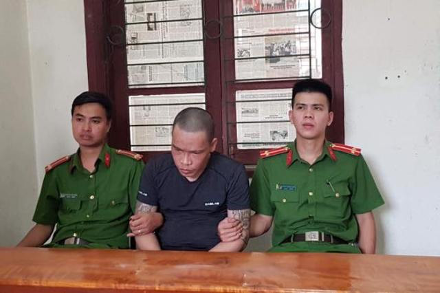 Đối tượng Nguyễn Văn Đức bị bắt.