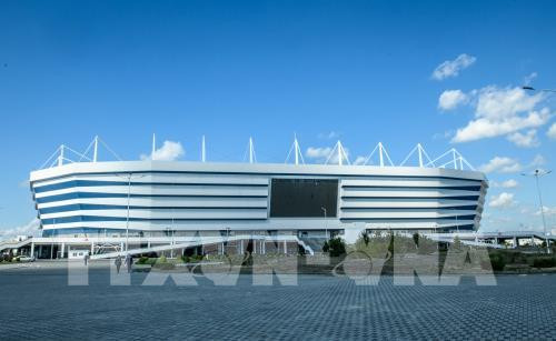 Sân vận động Kaliningrad ở thành phố Kaliningrad (Nga) nơi sẽ diễn ra 4 trận đấu vòng bảng World Cup 2018. AFP/TTXVN Sân vận động Kaliningrad ở thành phố Kaliningrad (Nga) nơi sẽ diễn ra 4 trận đấu vòng bảng World Cup 2018. AFP/TTXVN