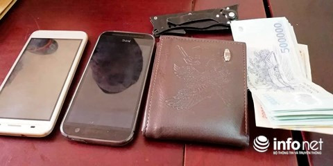 Các tang vật của vụ việc.