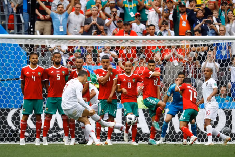 Ma Rốc đã chơi rất nỗ lực nhưng không thể lật ngược thế cờ. 