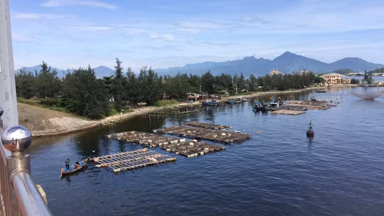 Khu vực nơi phát hiện thi thể bà Nga.