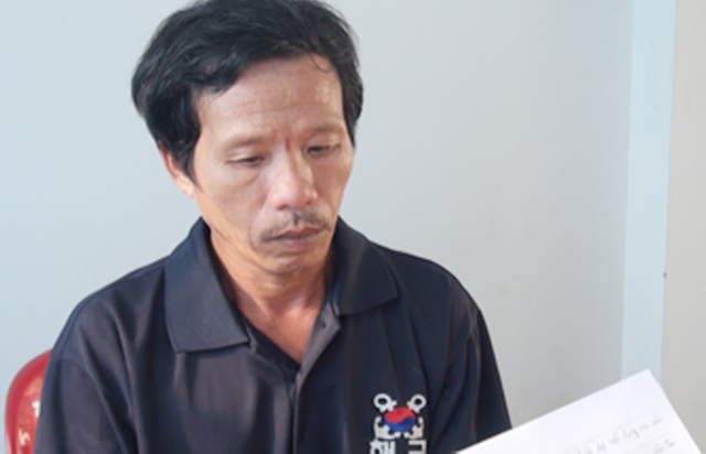 Đối tượng Nguyễn Văn Cường tại Cơ quan CSĐT Công an tỉnh Đồng Tháp.