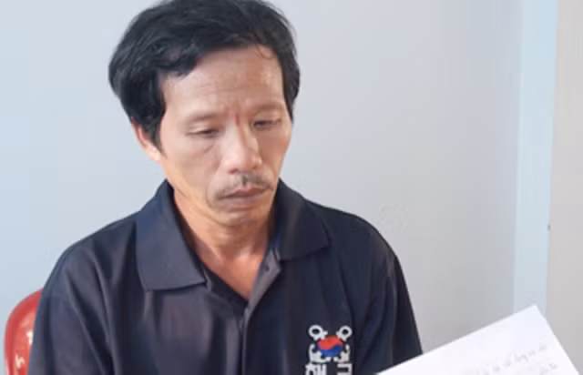 Đối tượng Nguyễn Văn Cường tại Cơ quan CSĐT Công an tỉnh Đồng Tháp.