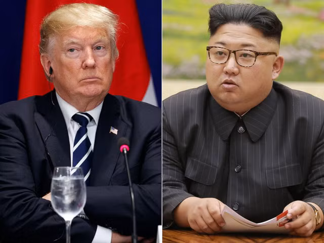  Tổng thống Mỹ Donald Trump và nhà lãnh đạo Triều Tiên Kim Jong-un (Ảnh: Reuters)