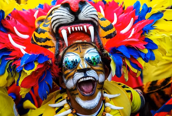 Fan Colombia sẵn sàng bùng nổ.