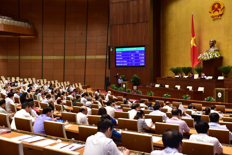 Lắng nghe ý kiến cử tri, nhân dân cả nước, sáng 11-6, Quốc hội đã biểu quyết dừng thông qua Dự án Luật Đơn vị hành chính - kinh tế đặc biệt Vân Đồn, Bắc Vân Phong, Phú Quốc.