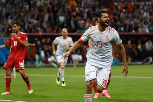  Costa ghi ba bàn từ ba cú dứt điểm trúng đích tại World Cup 2018. Ảnh: Reuters.