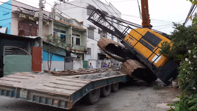 Hiện trường vụ việc.