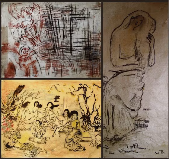 Một số tác phẩm nổi tiếng của danh họa Nguyễn Gia Trí