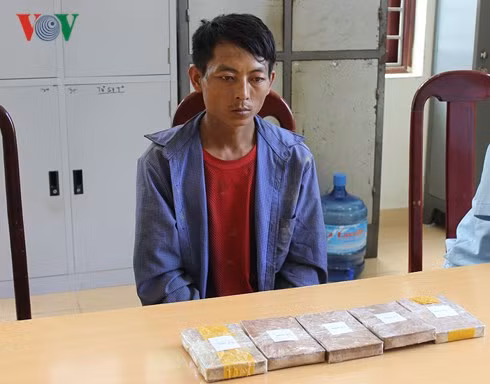 Đối tượng Hờ A Dìa cùng tang vật chuyên án