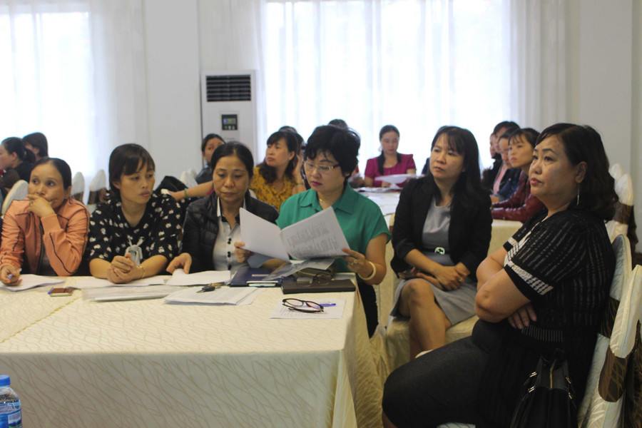 Quang cảnh buổi tập huấn. Ảnh: N.G