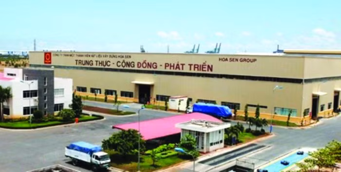  Công ty cổ phần Tập đoàn Hoa Sen đang lao dốc.