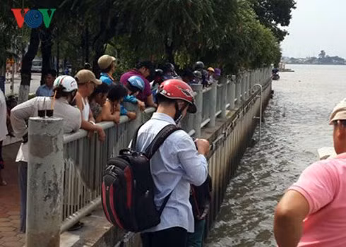 Vị trí phát hiện thi thể nạn nhân.