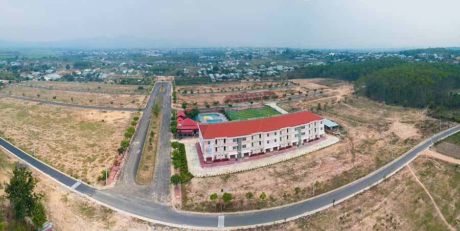 Đất đai tăng giá trị sử dụng nếu như nằm trong vùng dự án (Ảnh: Khu đô thị Hoàng Thành Kon Tum)