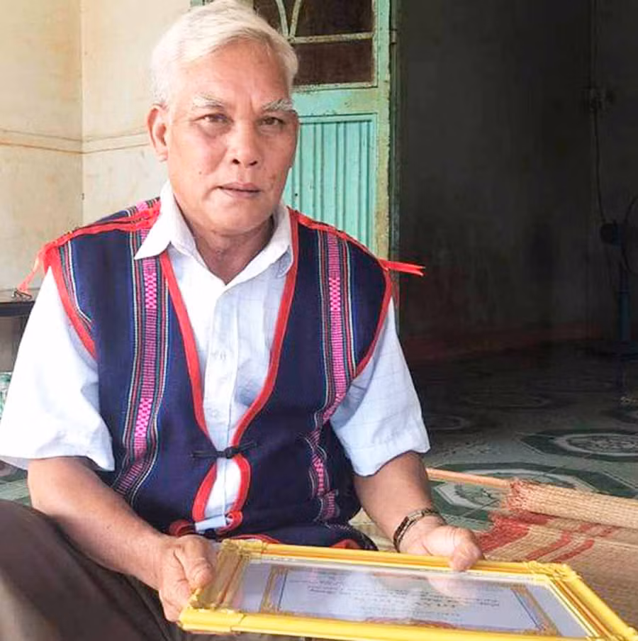 Ông Kpuih Khao. Ảnh: H.H