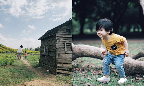 Các chuyến dã ngoại cuối tuần luôn khiến cậu con trai của chị Nhung háo hức. Ảnh: NVCC. Các chuyến dã ngoại cuối tuần luôn khiến cậu con trai của chị Nhung háo hức. Ảnh: NVCC.