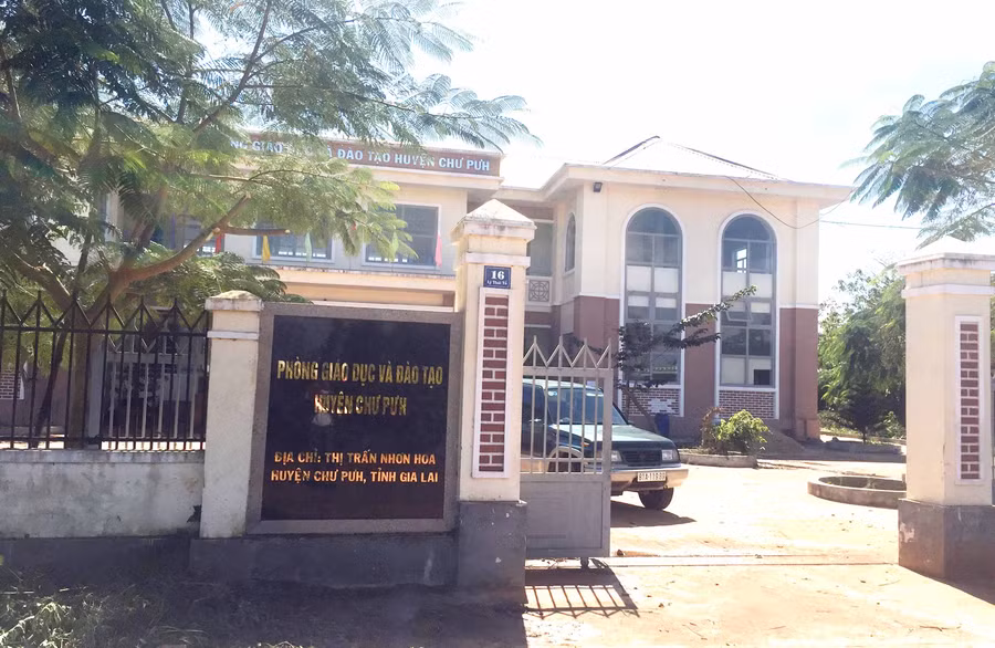  Phòng Giáo dục-Đào tạo huyện Chư Pưh. Ảnh: Văn Ngọc