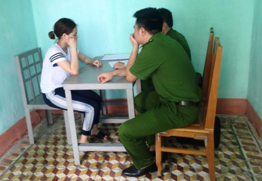 Công an đang đấu tranh, lấy lời khai của Đỗ Thị Sen