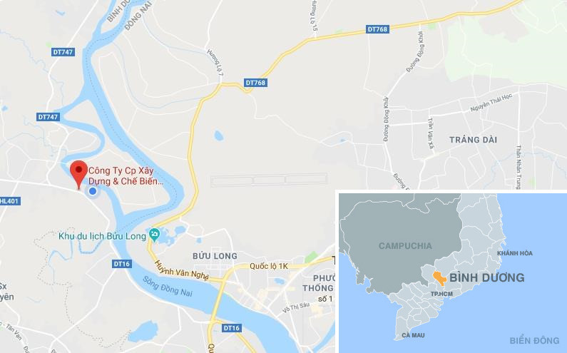 Khu vực gần nơi xảy ra vụ thảm sát. Ảnh: Google Maps. Khu vực gần nơi xảy ra vụ thảm sát. Ảnh: Google Maps.