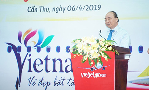  Thủ tướng Nguyễn Xuân Phúc phát biểu tại sự kiện.