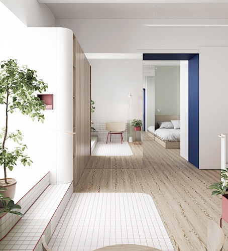 Với cách lựa chọn sàn giật cấp chủ nhân đã có một khu vườn nho nhỏ nằm ngay cạnh phòng khách. Với cách lựa chọn sàn giật cấp chủ nhân đã có một khu vườn nho nhỏ nằm ngay cạnh phòng khách.