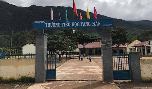 Trường Tiểu học Yang Hăn, nơi bà Sơn công tác. Ảnh: Minh Lộc.