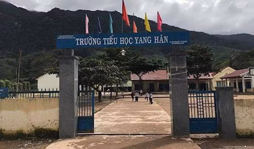 Trường Tiểu học Yang Hăn, nơi bà Sơn công tác. Ảnh: Minh Lộc.