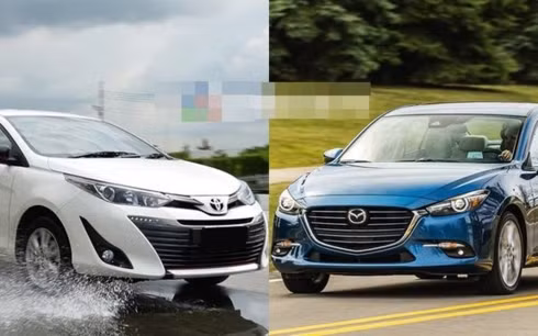Mazda 3 và Toyota Vios đang là các mẫu xe có sản lượng sản xuất rất tốt tại Việt Nam.